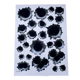 Realistic Bullet Hole Waterproof Stickers