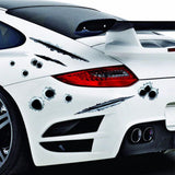 Realistic Bullet Hole Waterproof Stickers
